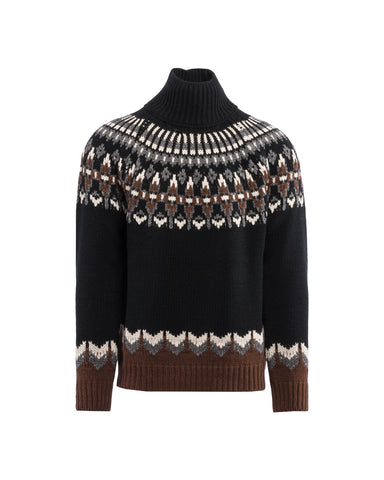 Turtleneck Pullover, Wollmischung
