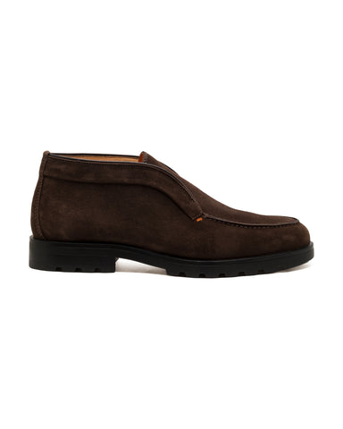 Slip-On Stieflette, Veloursleder