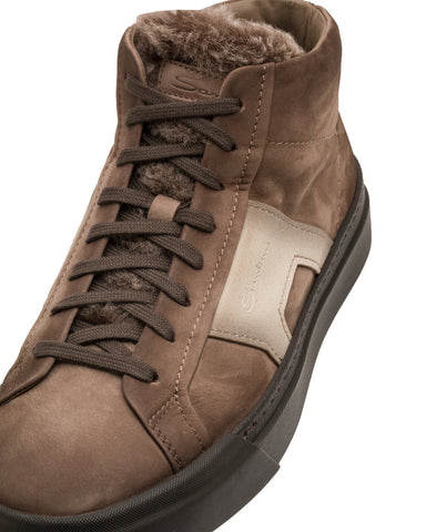 Hi-Top Sneakers, Leder