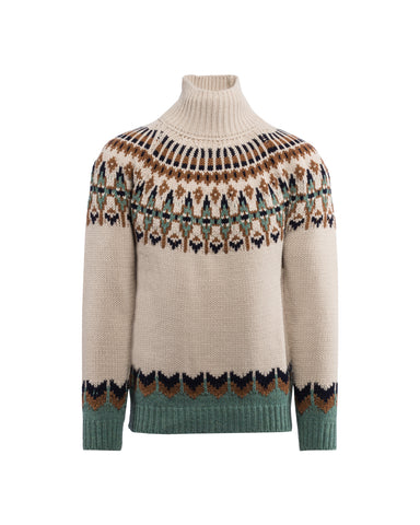 Turtleneck Pullover, Wollmischung