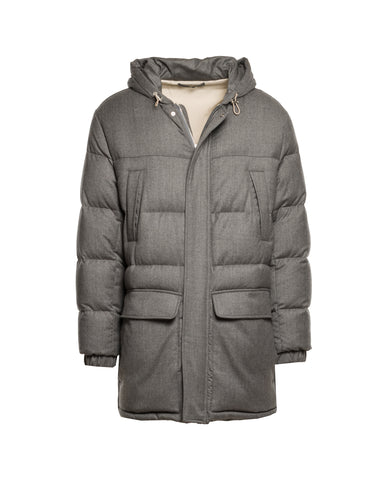 Daunenparka, Kaschmirmischung
