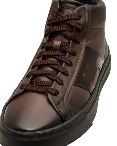 Hi-Top Sneakers, Leder