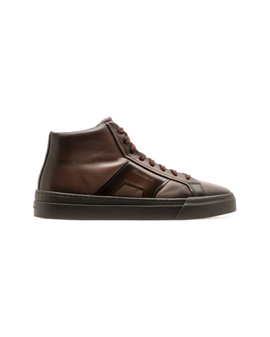 Hi-Top Sneakers, Leder