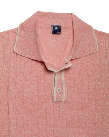 Polo Shirt, Leinenmischung
