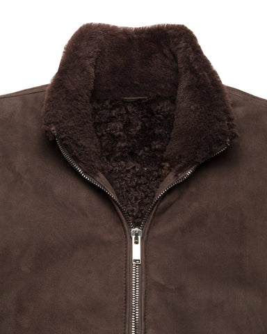 Lederjacke, Shearling