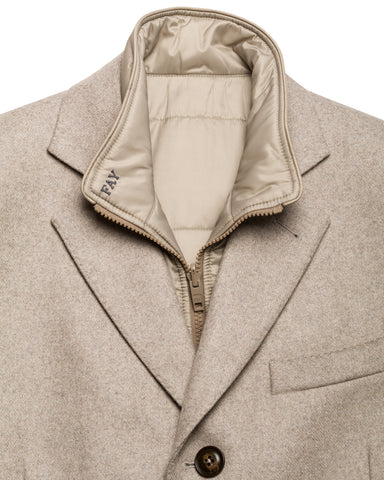 Doublecoat, Wolle, Kaschmir