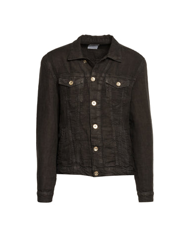 Jeansjacke, Leinen