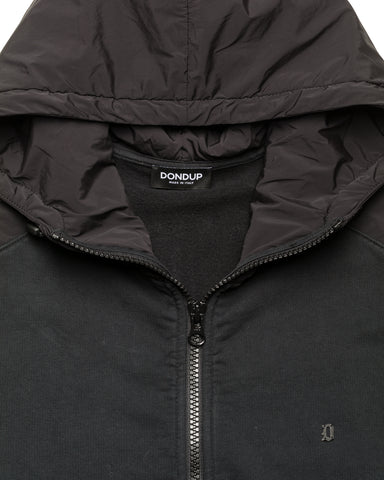 Kapuzenjacke, Materialmix