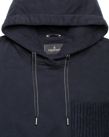 Kapuzensweater, Materialmix