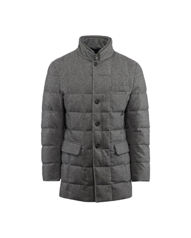 Wolljacke, Daunen