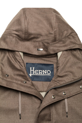 Parka, Wolle, Seide