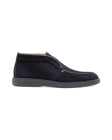Knöchelhoher Slip-On, Nubukleder