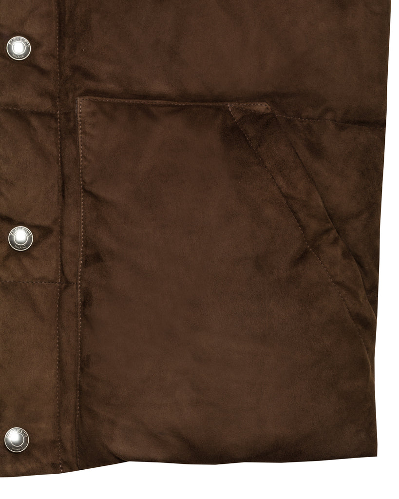 Daunengilet, Schafleder