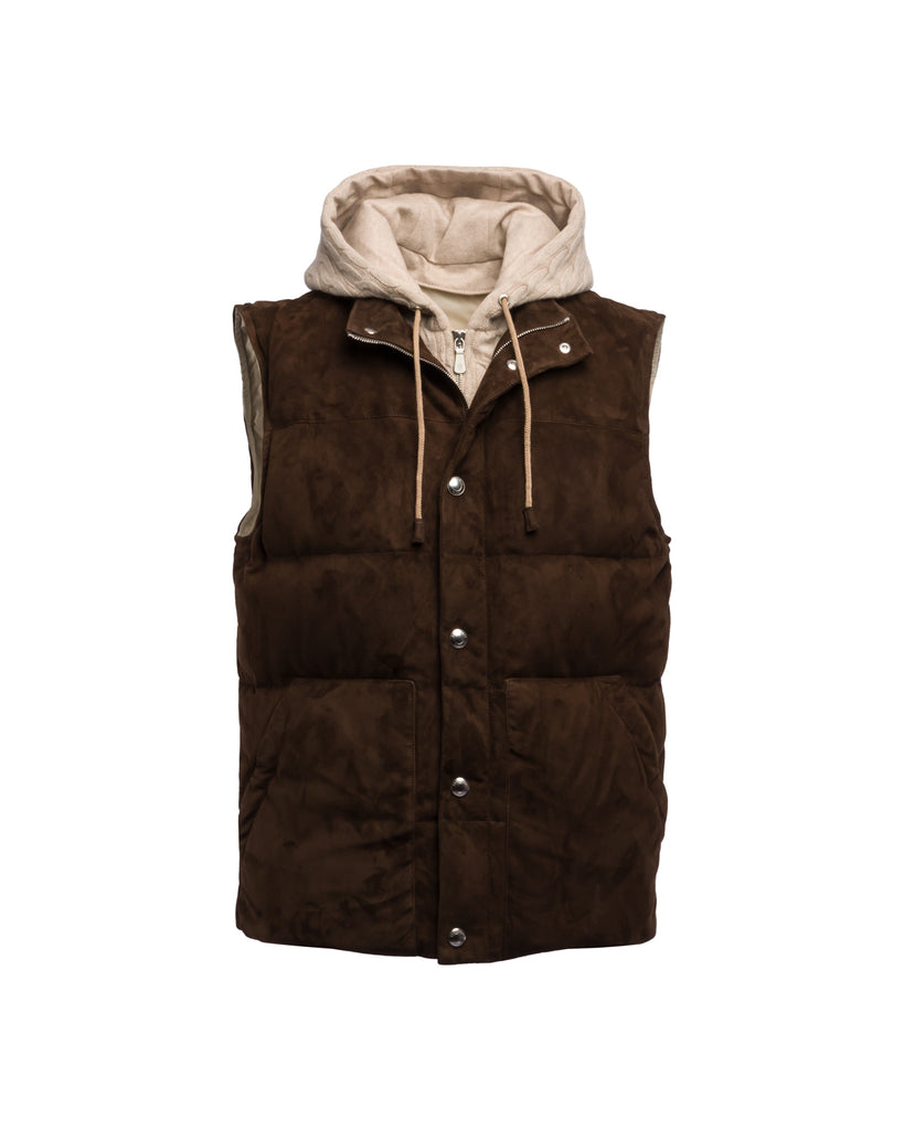 Daunengilet, Schafleder