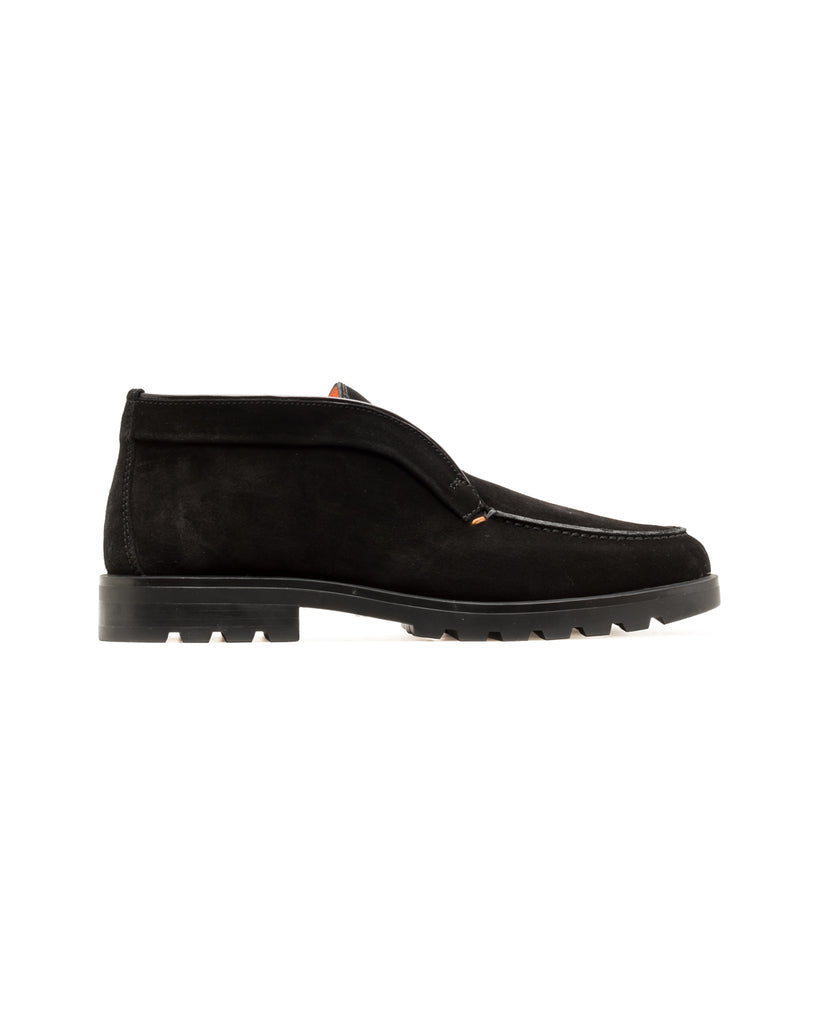 Slip-On Stiefletten, Veloursleder