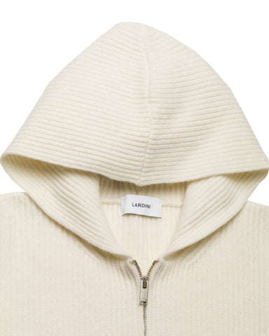 Kapuzenjacke, Strick