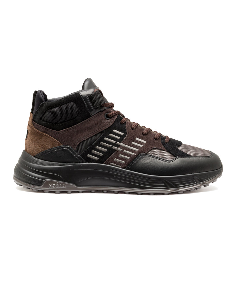 High Top-Sneakers, Materialmix