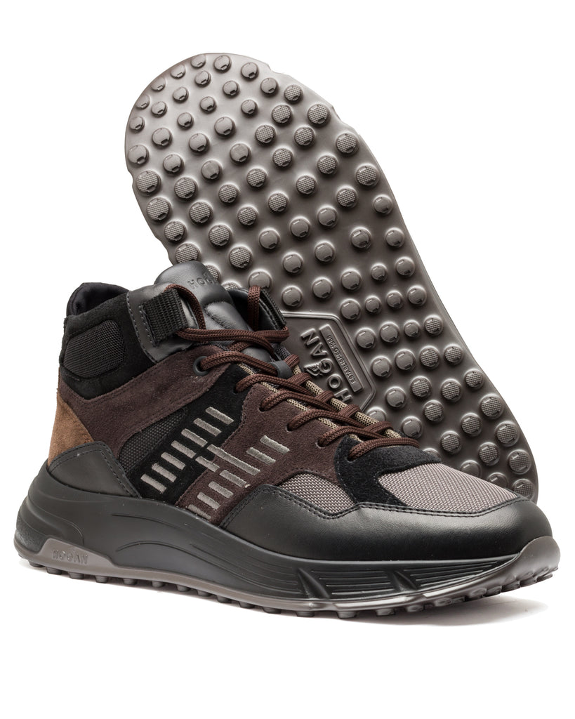 High Top-Sneakers, Materialmix