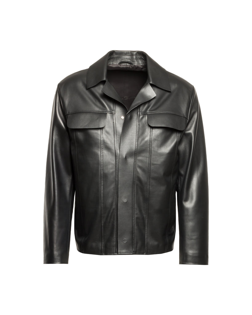 Blouson, Leder