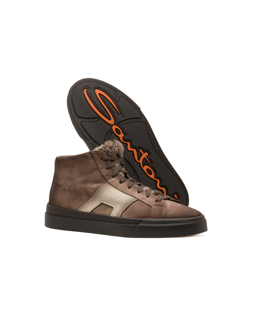Hi-Top Sneakers, Leder
