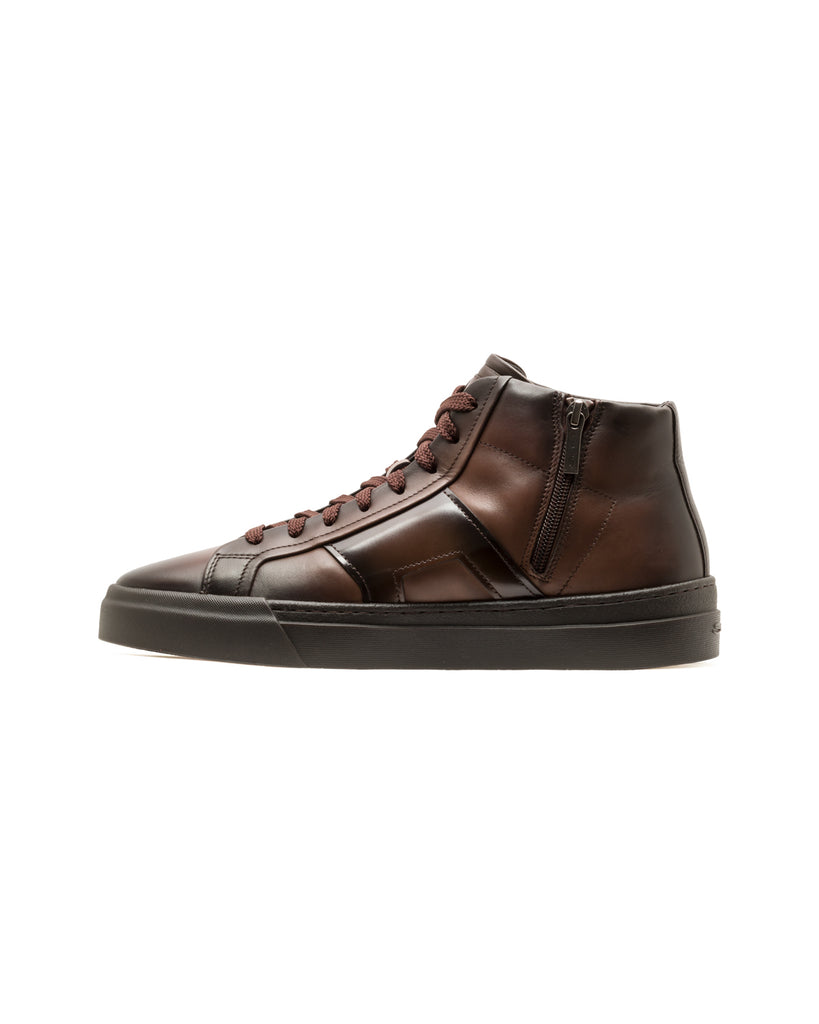 Hi-Top Sneakers, Leder
