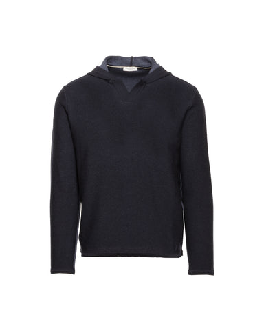 Kapuzensweater, Wolle Baumwolle