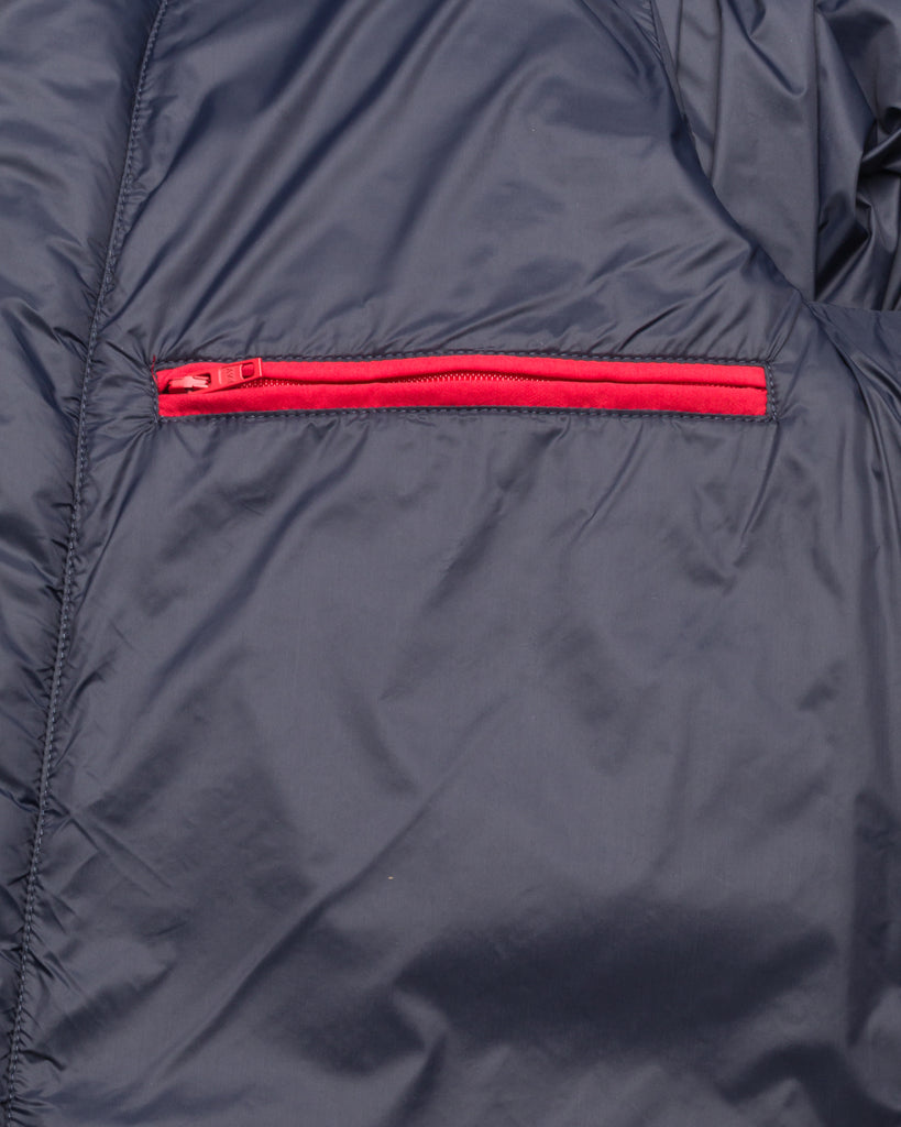 Daunenjacke, Materialmix