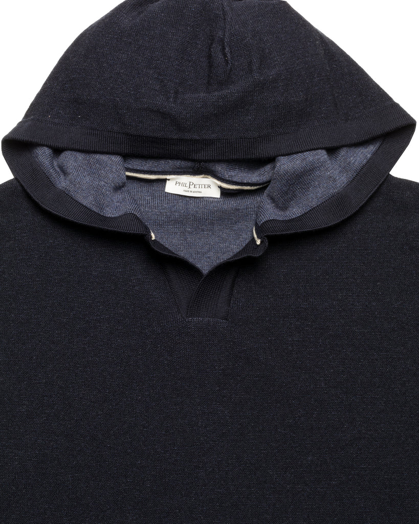 Kapuzensweater, Wolle Baumwolle