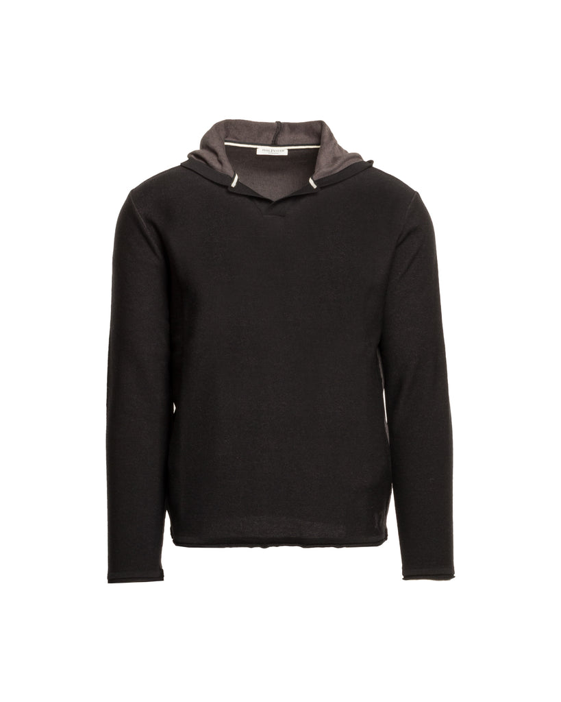 Kapuzensweater, Wolle Baumwolle