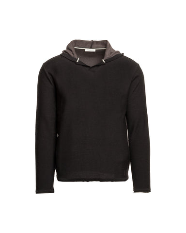 Kapuzensweater, Wolle Baumwolle