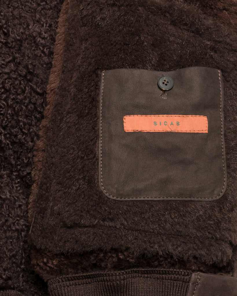 Lederjacke, Shearling