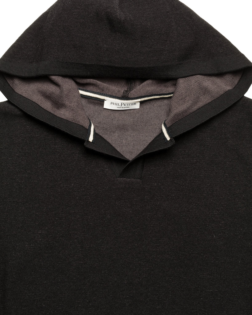 Kapuzensweater, Wolle Baumwolle