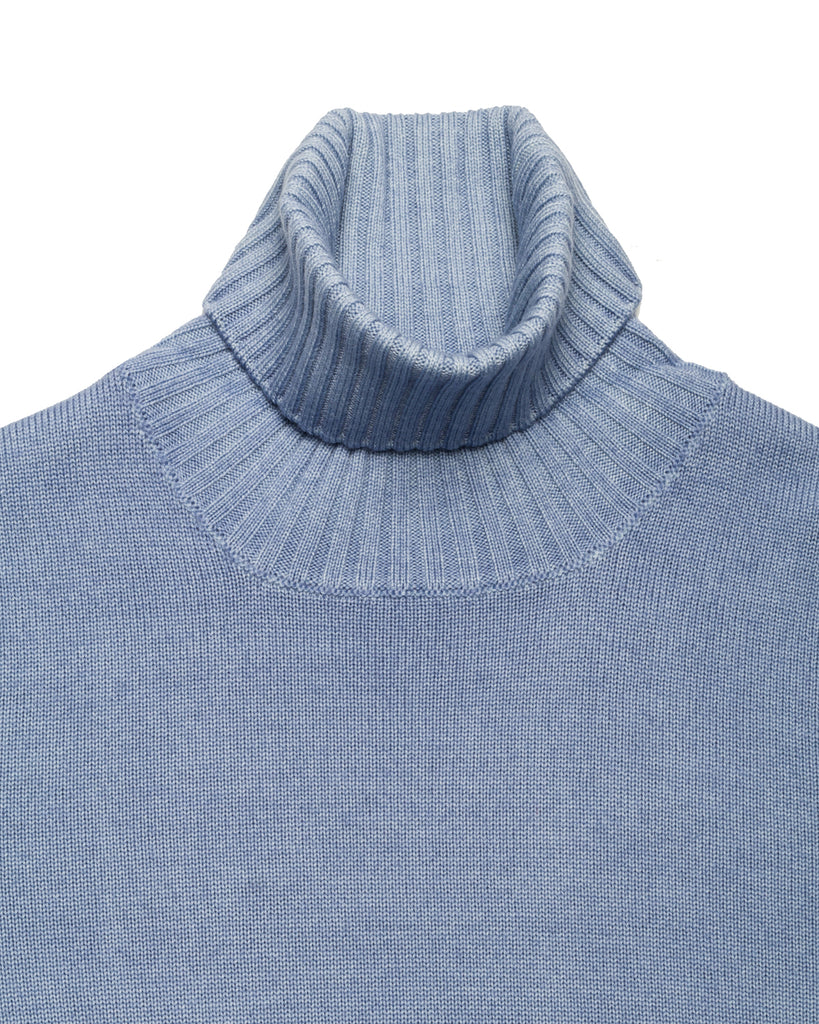 Rollkragenpullover, Wolle