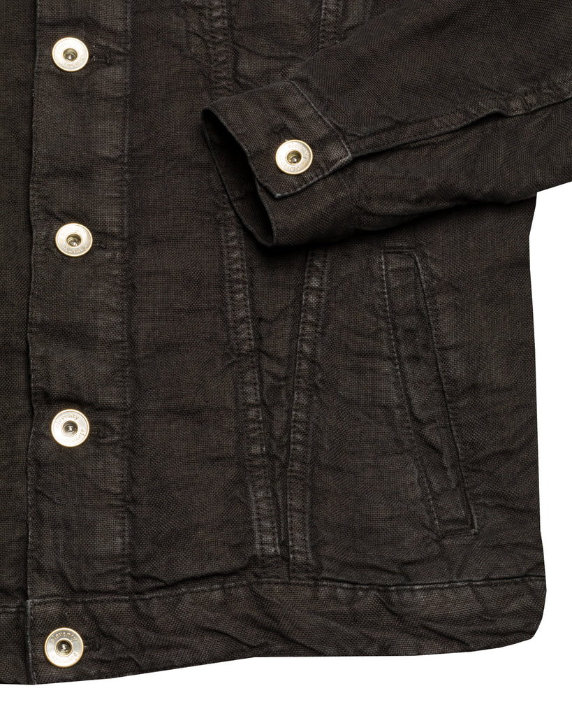 Jeansjacke, Leinen