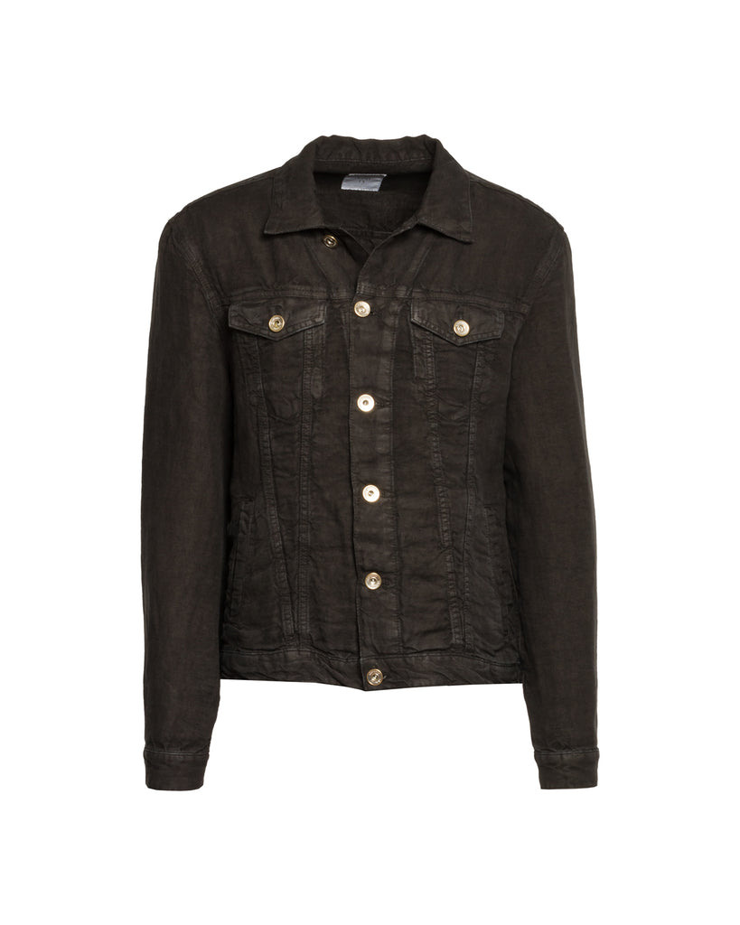 Jeansjacke, Leinen