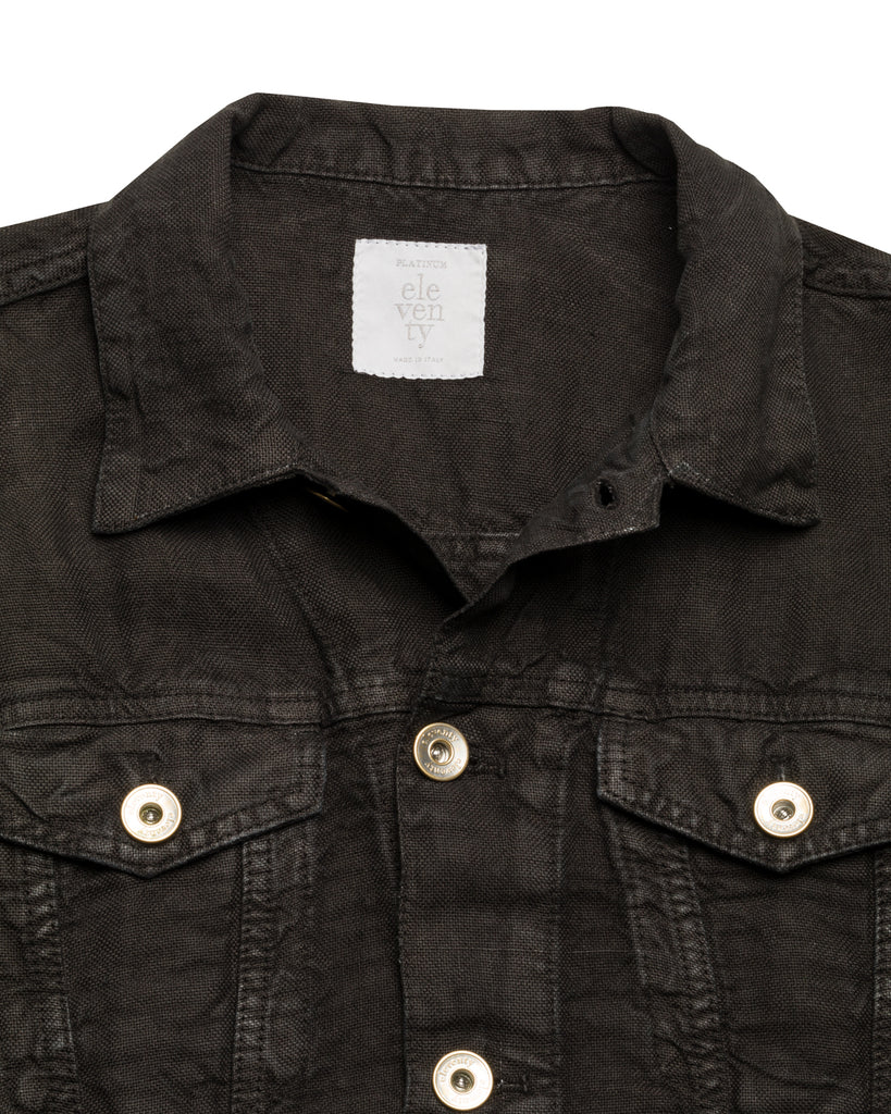 Jeansjacke, Leinen