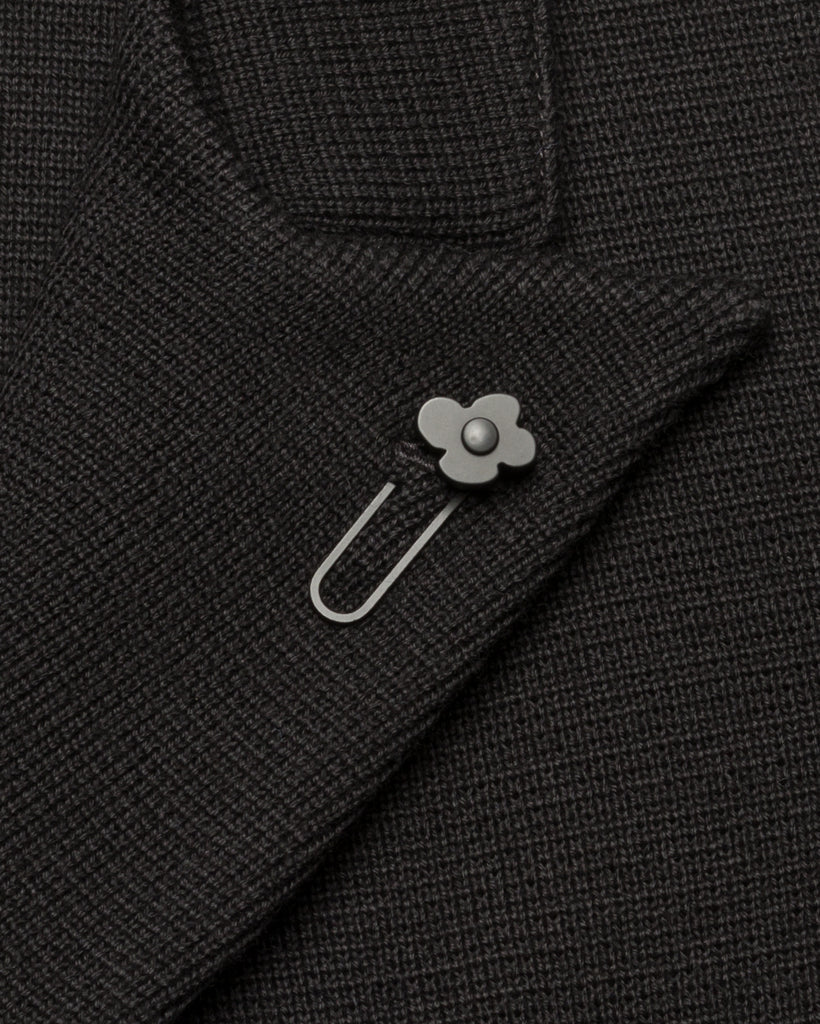 Doppelreihiges Wollstricksakko