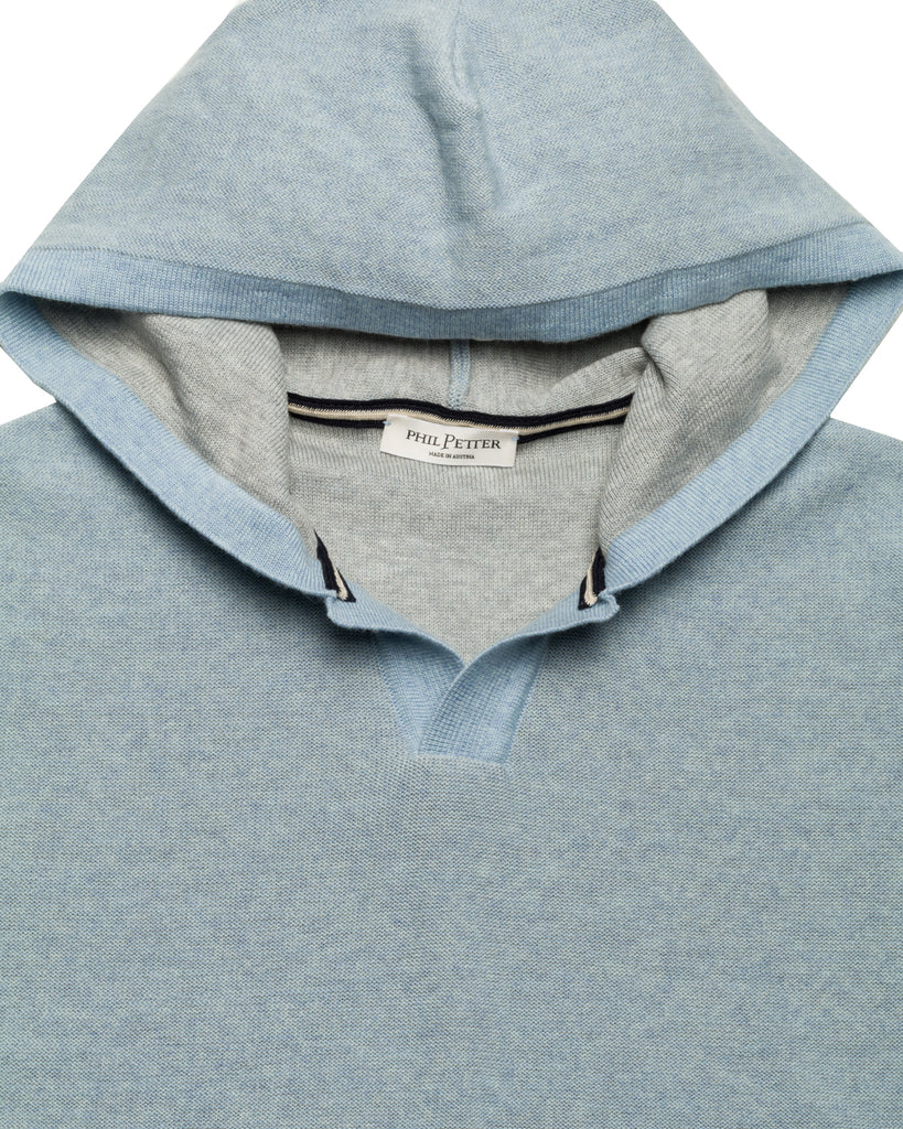 Kapuzensweater, Wolle Baumwolle