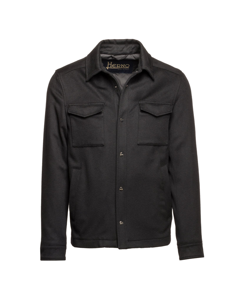 Shirt Jacket, Wolle Kaschmir
