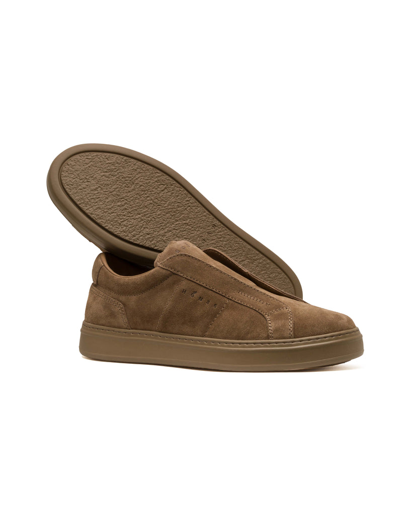 Slip-On-Schuh, Veloursleder